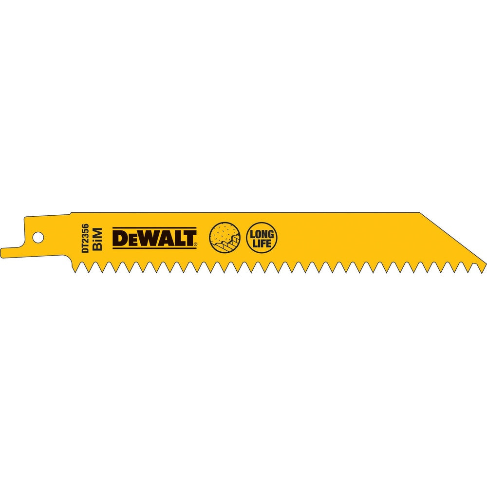 DEWALT Säbelsägeblatt BIM Gipskarton 152mm DT2356-QZ