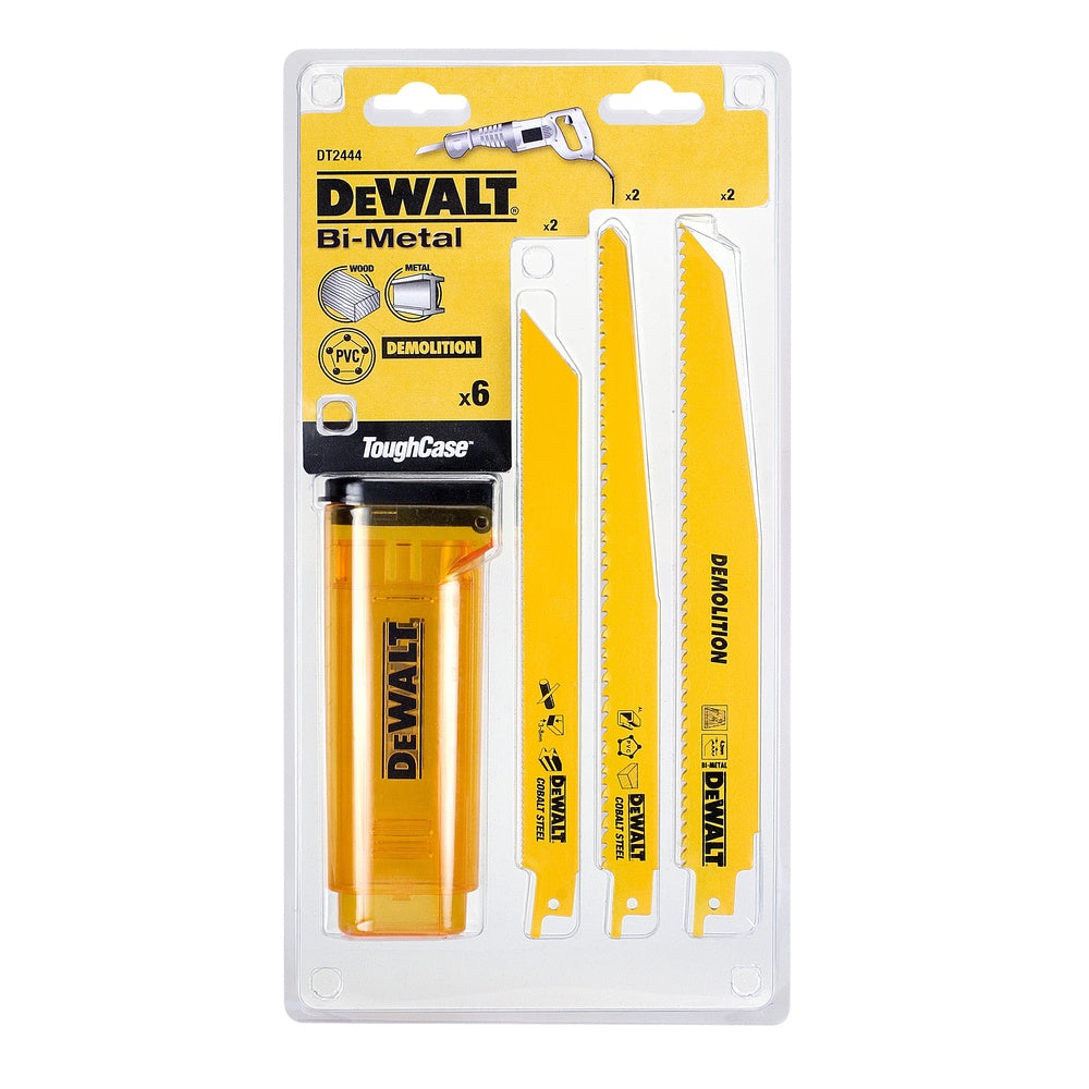 DEWALT Säbelsägeblätter BIM, Set 6-tlg. DT2444-QZ