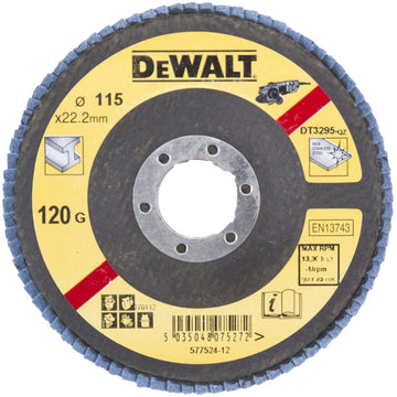 DEWALT Fächerschleifsch 115mm K120 flach DT3295-QZ