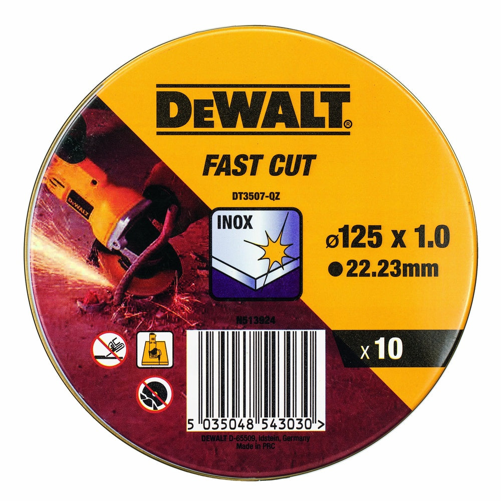 DEWALT Trennscheibe 125x1x22,23 mm Inox DT3507-QZ