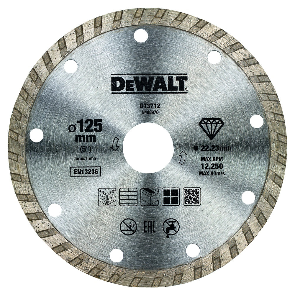 DEWALT Diamanttrennscheibe Eco1 Turbo 125mm DT3712-QZ