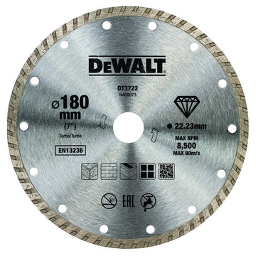 DEWALT Diamanttrennscheibe Eco1 Turbo 180mm DT3722-QZ