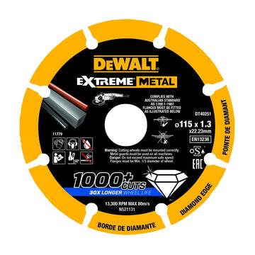 DEWALT Diamanttrennscheibe 115x1.3mm DT40251-QZ
