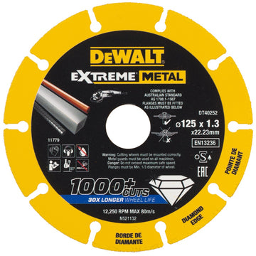 DEWALT Diamanttrennscheibe 125x1.3mm DT40252-QZ