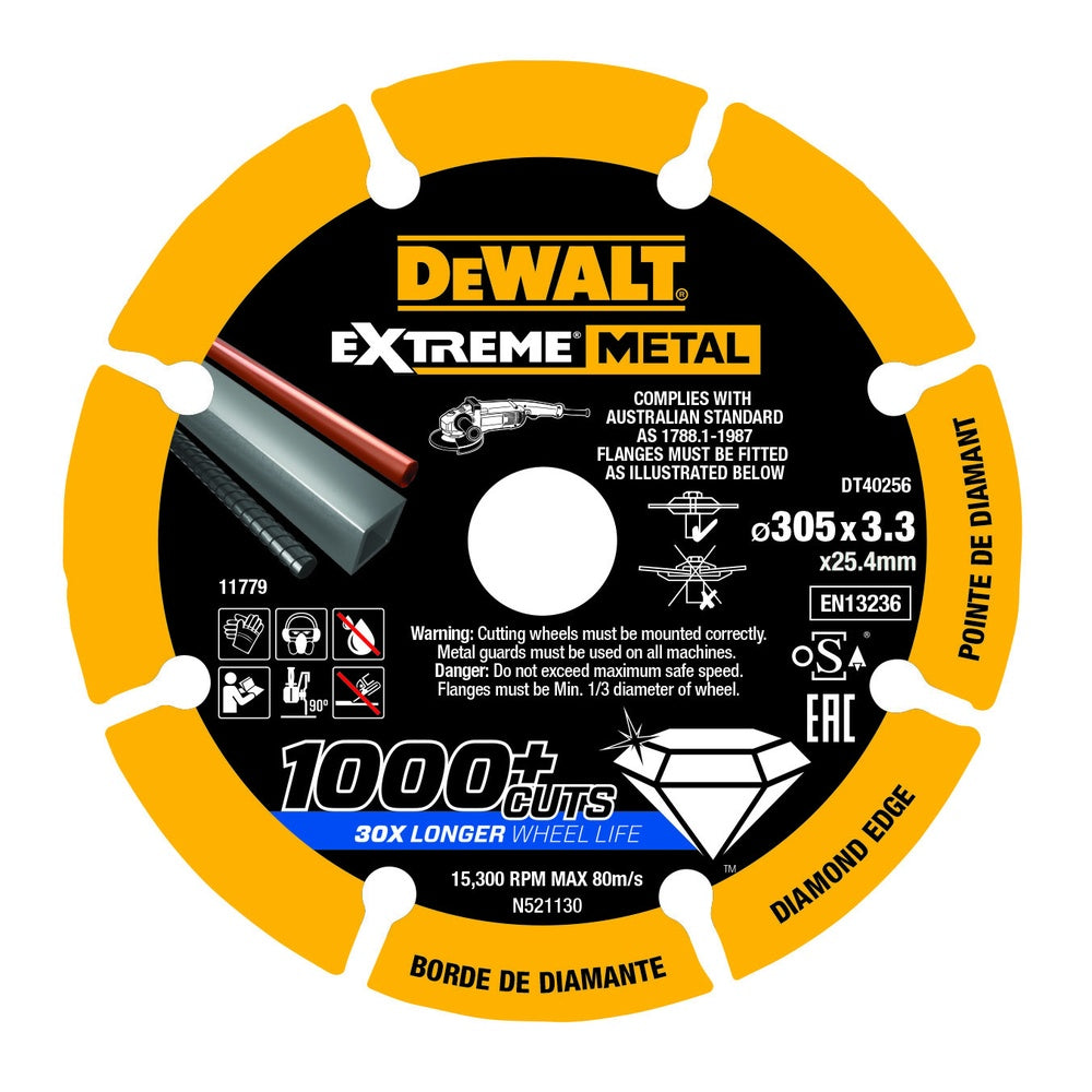 DEWALT Diamanttrennscheibe 305x3.3mm DT40256-QZ