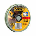 DEWALT Trennscheibe 125x1,2x22,23mm Inox 10 St DT42340TZ-QZ