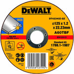 DEWALT Trennscheibe 125x1,2x22,23 mm Inox DT42340Z-QZ