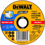 DEWALT Trennscheibe 115x1,6x22,23 mm Inox DT43905-QZ