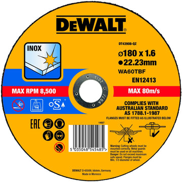 DEWALT Trennscheibe 180x1,6x22,23 mm Inox DT43908-QZ