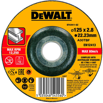 DEWALT Trennscheibe 125x2,8x22,23 mm Metall DT43911-QZ