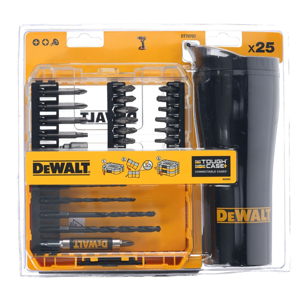 DEWALT Bit-Set 26-tlg. inkl. Becher DT70707-QZ