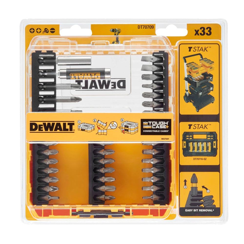 DEWALT Schrauberbit-Set 33-tlg. DT70709-QZ