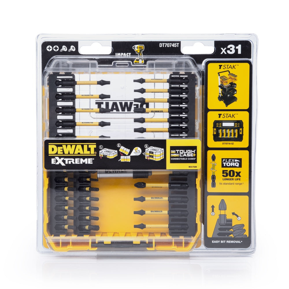 DEWALT Bit-Set 31-tlg. schlagf DT70745T-QZ