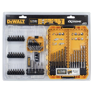 DEWALT Bit und Bohrer-Set 63-tlg. DT70759-QZ