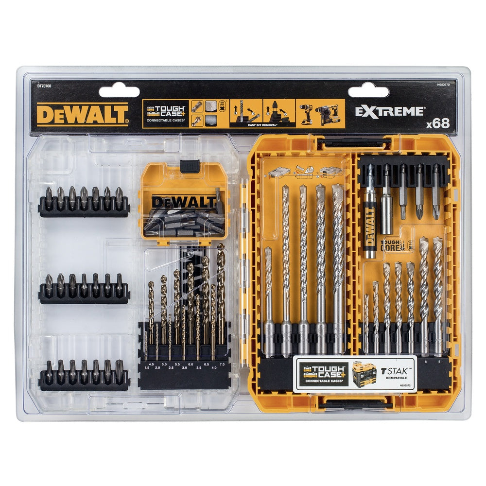 DEWALT Bit und Bohrer-Set 68-tlg. DT70760-QZ