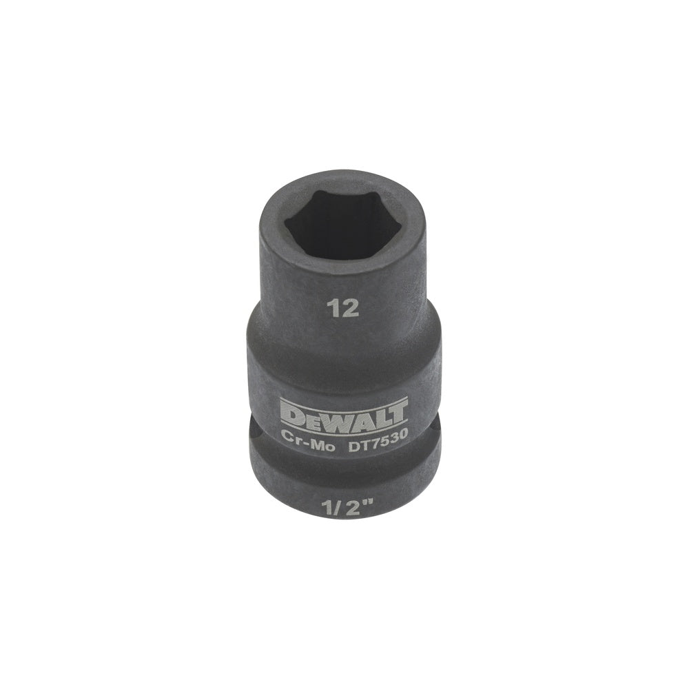 DEWALT Steckschlüssel kurz 12mm 1/2 Schlagfest DT7530-QZ