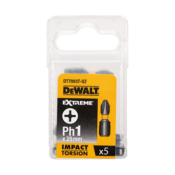 DEWALT Torsion Bit schlagf. Ph1 25mm 5 Stk DT7993T-QZ