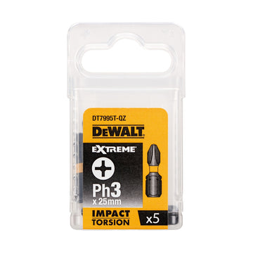DEWALT Torsion Bit schlagf. Ph3 25mm 5 Stk DT7995T-QZ