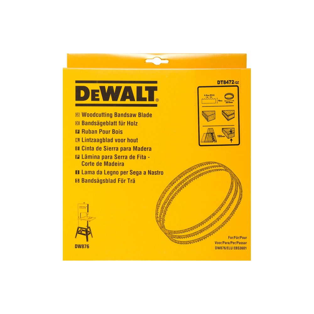 DEWALT Bandsägebl 2215x10x0,4mm 4,2mm DT8472-QZ