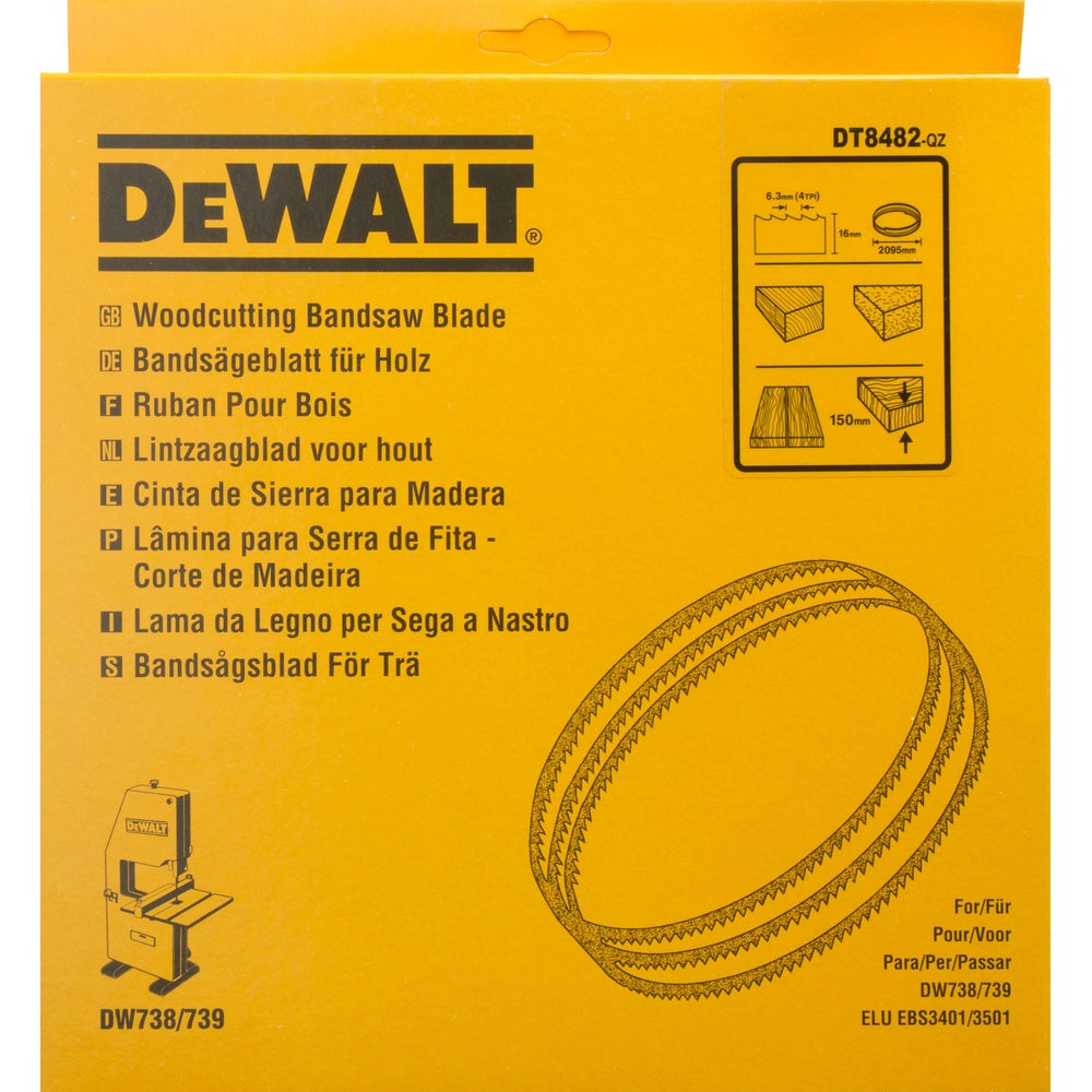 DEWALT Bandsägebl 2095x16x0,6mm 6,4mm DT8482-QZ