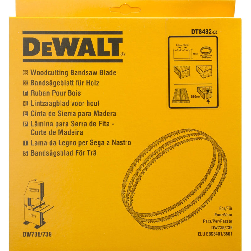 DEWALT Bandsägebl 2095x16x0,6mm 6,4mm DT8482-QZ