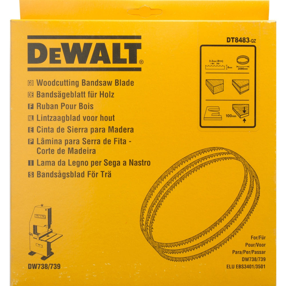 DEWALT Bandsägebl 2095x6x0,6mm 3,2mm DT8483-QZ