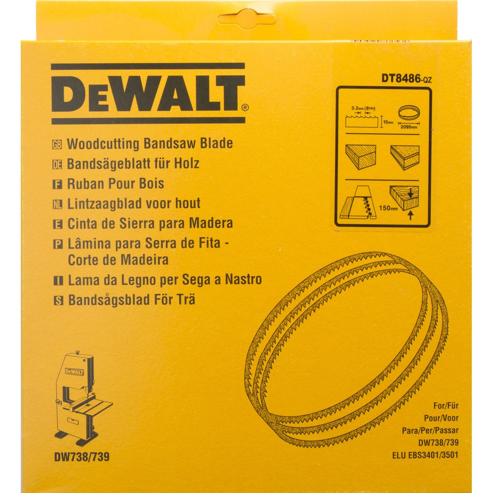 DEWALT Bandsägebl 2095x10x0,6mm 3,2mm DT8486-QZ