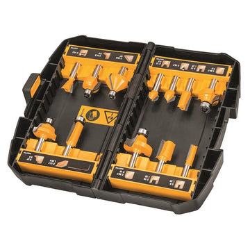 DEWALT Fräser-Set 12-tlg DT90016-QZ