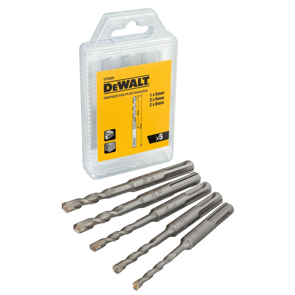 DEWALT Hammerbohrer-Set 5-tlg. SDS-plus DT9399-QZ