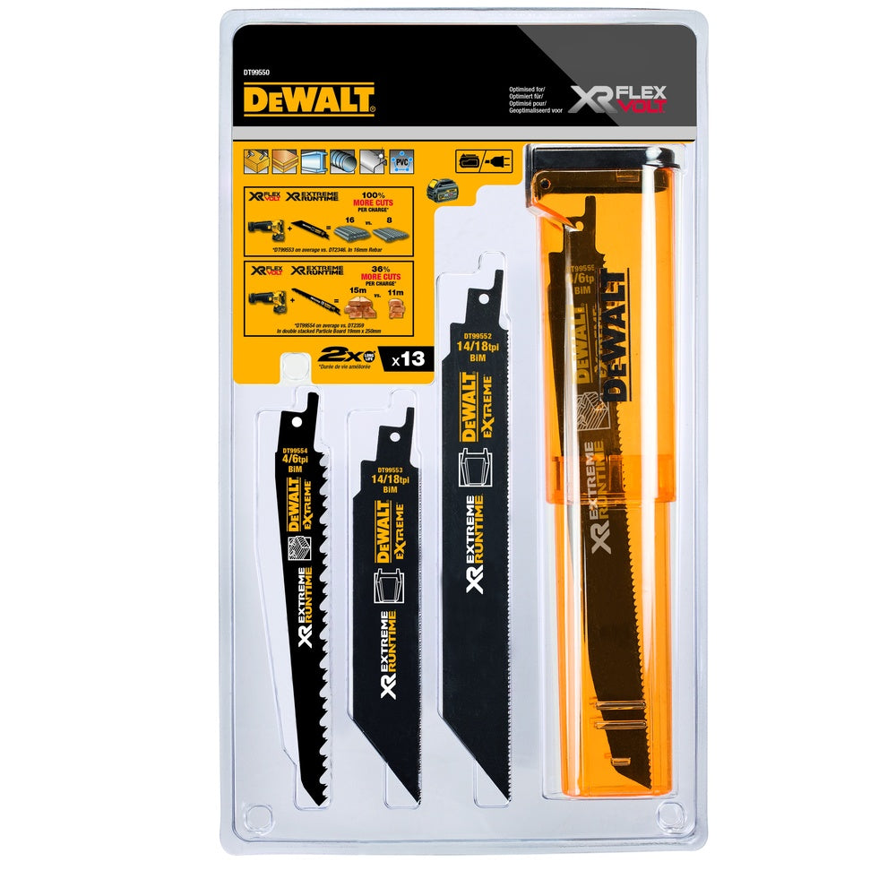 DEWALT Säbelsägeblatt-Set 13-tlg DT99550-QZ