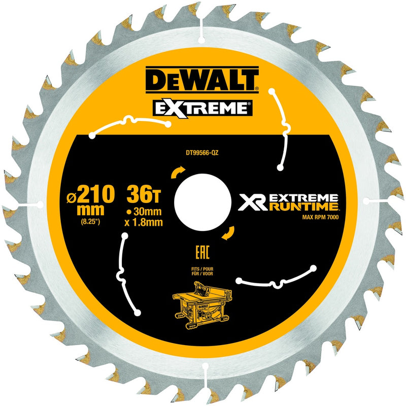 DEWALT Kreissägeblatt stat. 210/30mm 36 WZ/FZ DT99566-QZ