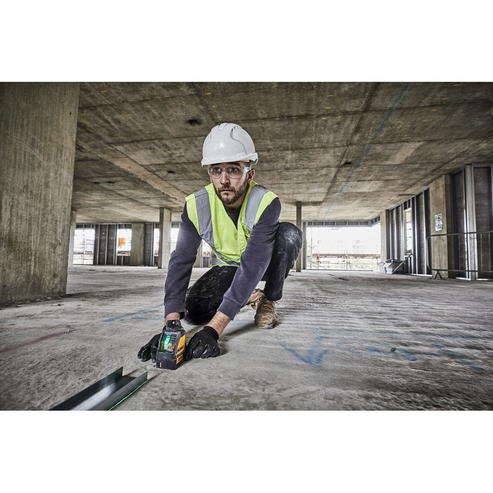 DEWALT Kreuzlinienlaser, Grün, 2x180°, Batt. DW088CG-XJ