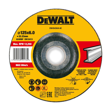 DEWALT Schruppscheibe 115x6x22,23 mm Inox DWA4514SIA-AE