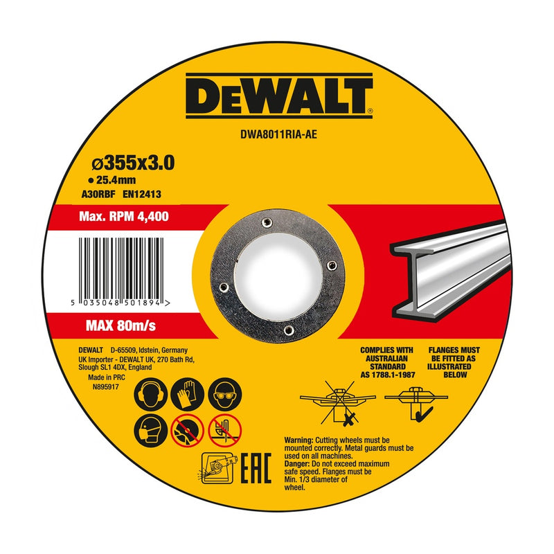 DEWALT Trennscheibe 355x3x25,4 mm Metall DWA8011RIA-AE
