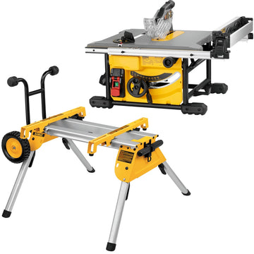 DEWALT Tischkreissäge 210 mm m. Untergestell DWE7485RS-QS