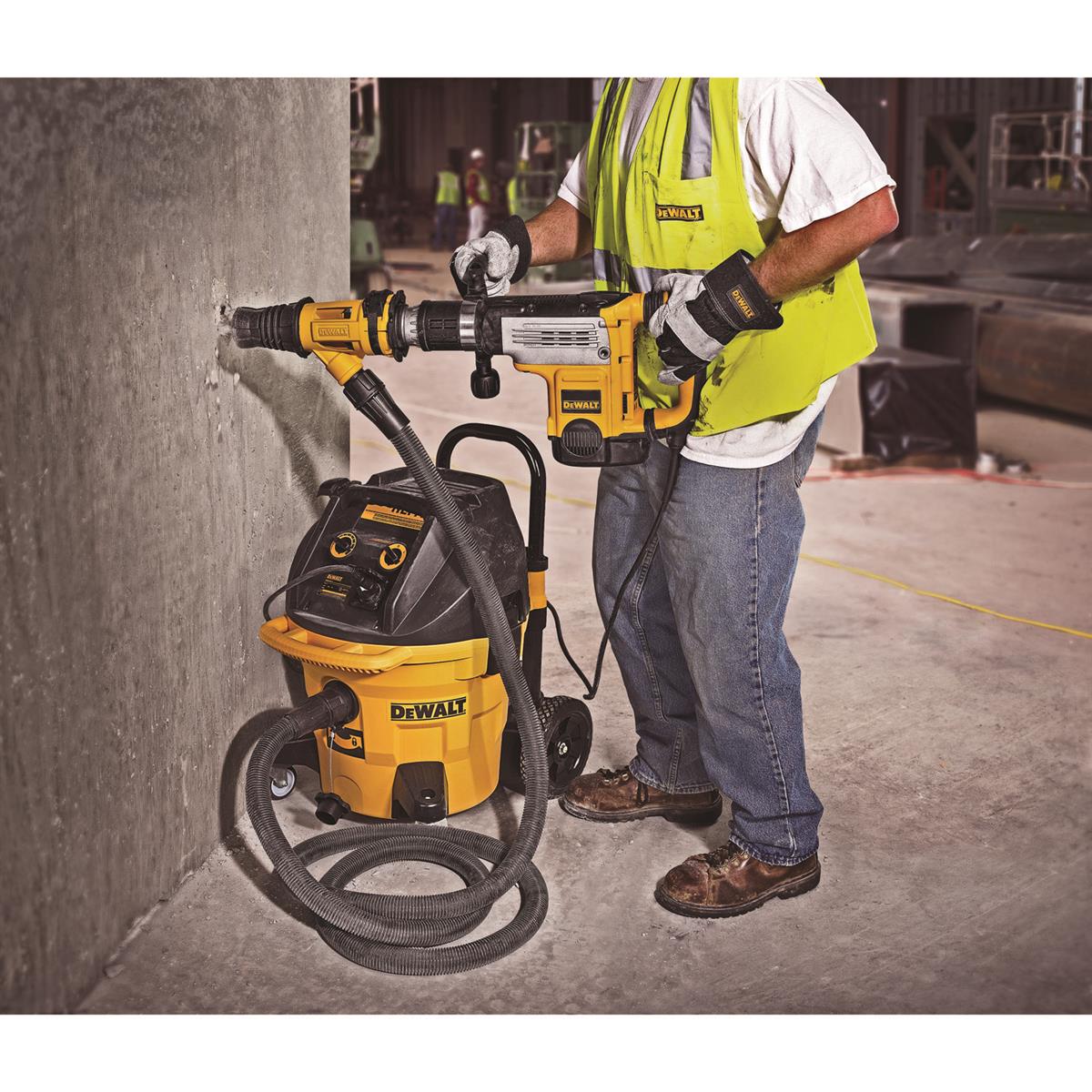 DEWALT Absaugung SDS-max Meißeln 5-12 kg DWH051-XJ