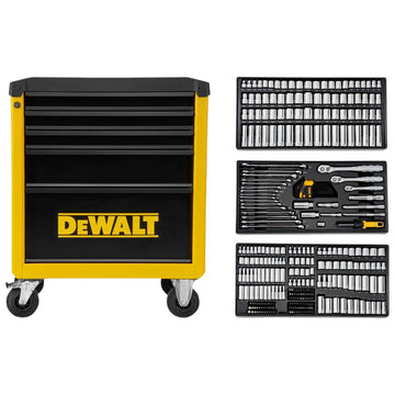 DEWALT Werkzeugwagen inkl. 3 Werkzeugmodulen DWHT50001-1