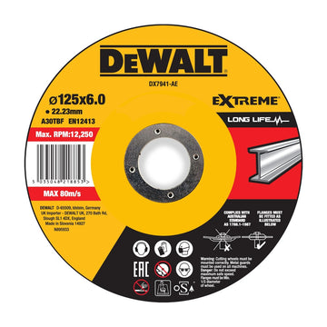 DEWALT Schruppscheibe 125x6x22,23 mm Metall DX7941-AE