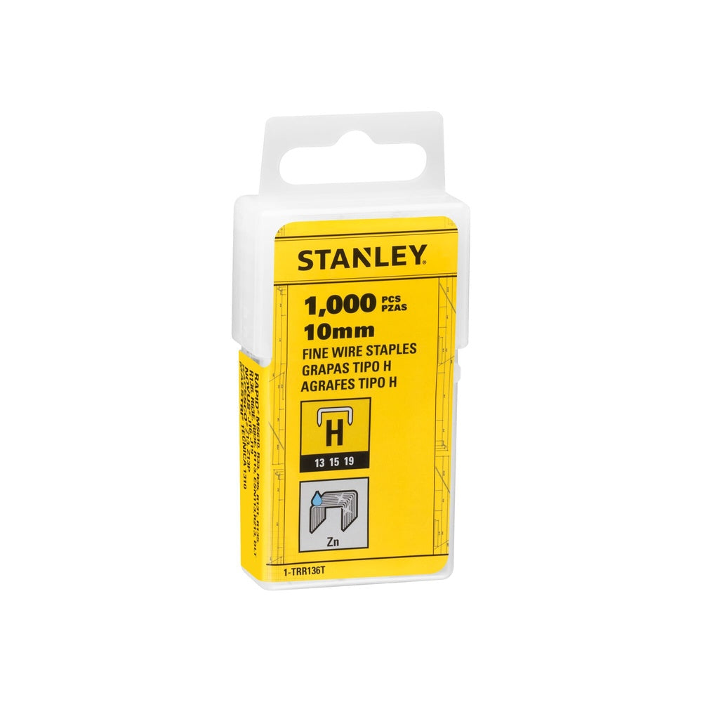 Stanley Klammern 10 mm Typ H, 1000 Stück 1-TRR136T