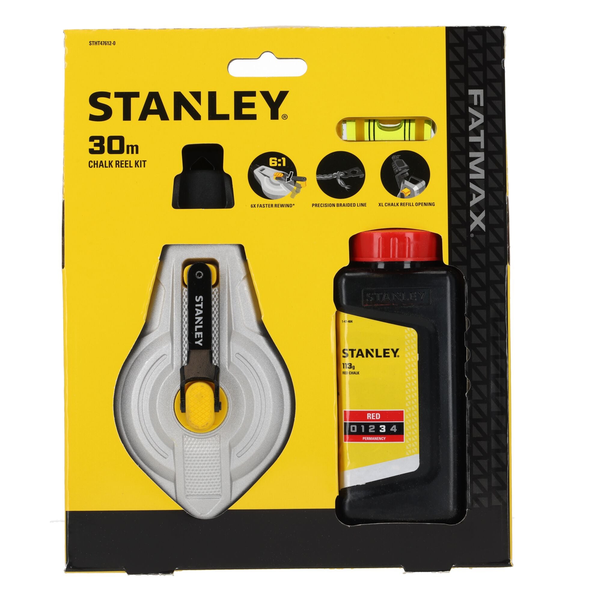 STANLEY Schlagschnur Aluminium Profi, Set STHT47612-0