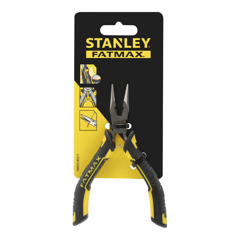 Stanley Präzisions-Flachrundzange mit Schneide FMHT0-80517