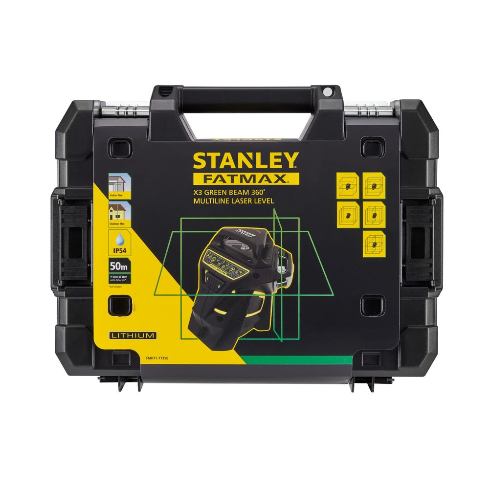 STANLEY Linienlaser FatMax X3G 360 Grad 35m grün FMHT1-77356