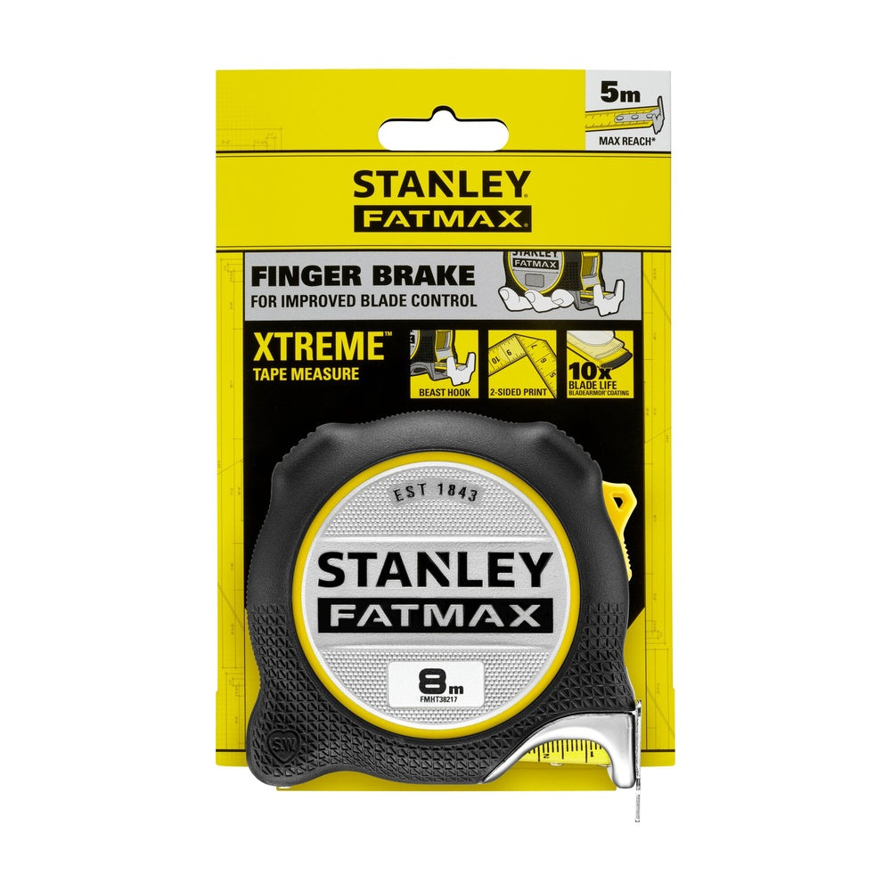 STANLEY Bandmaß STANLEY FatMax Xtreme 8m FMHT38217-0
