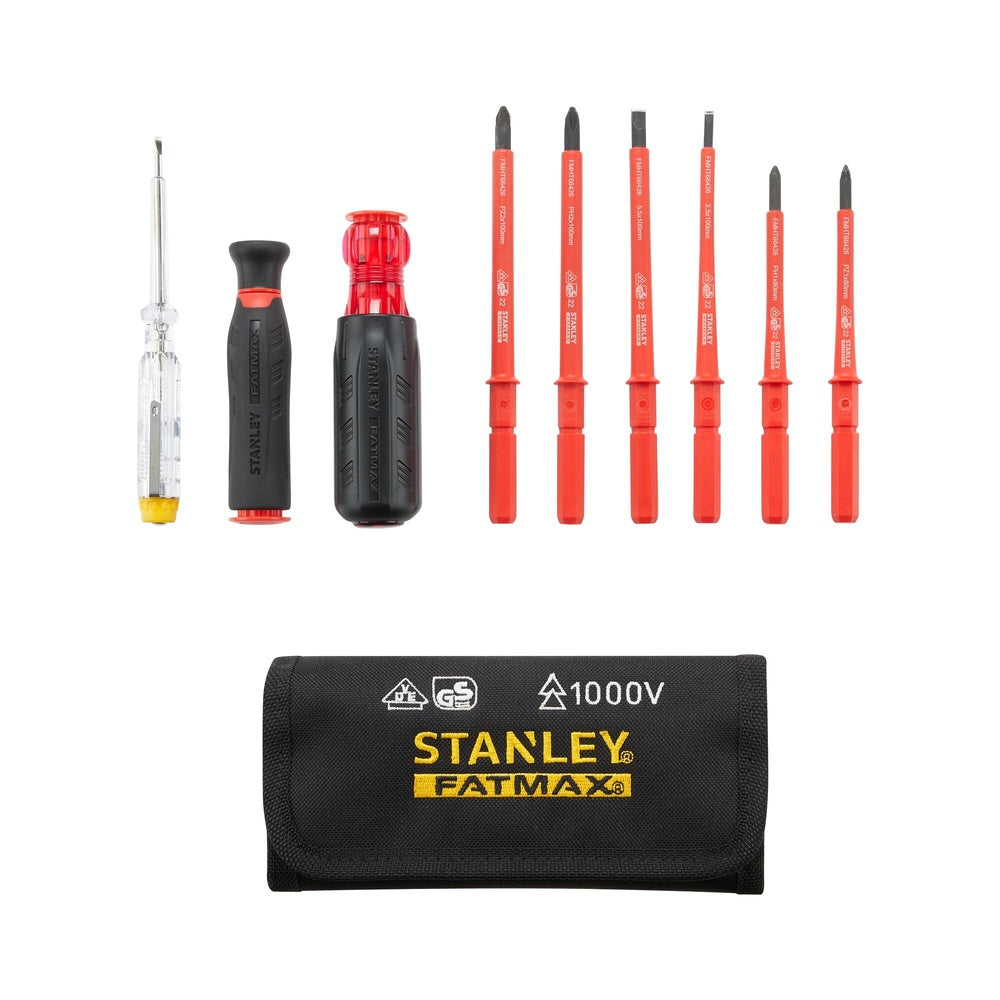 STANLEY Schraubendreher-Set Multi-Bit 1000V FMHT66426-0