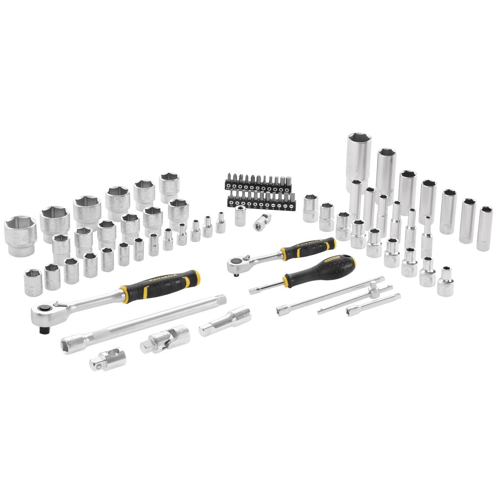 STANLEY Steckschlüssel Set 1/4" + 1/2", 81-teilig FMMT82826-1