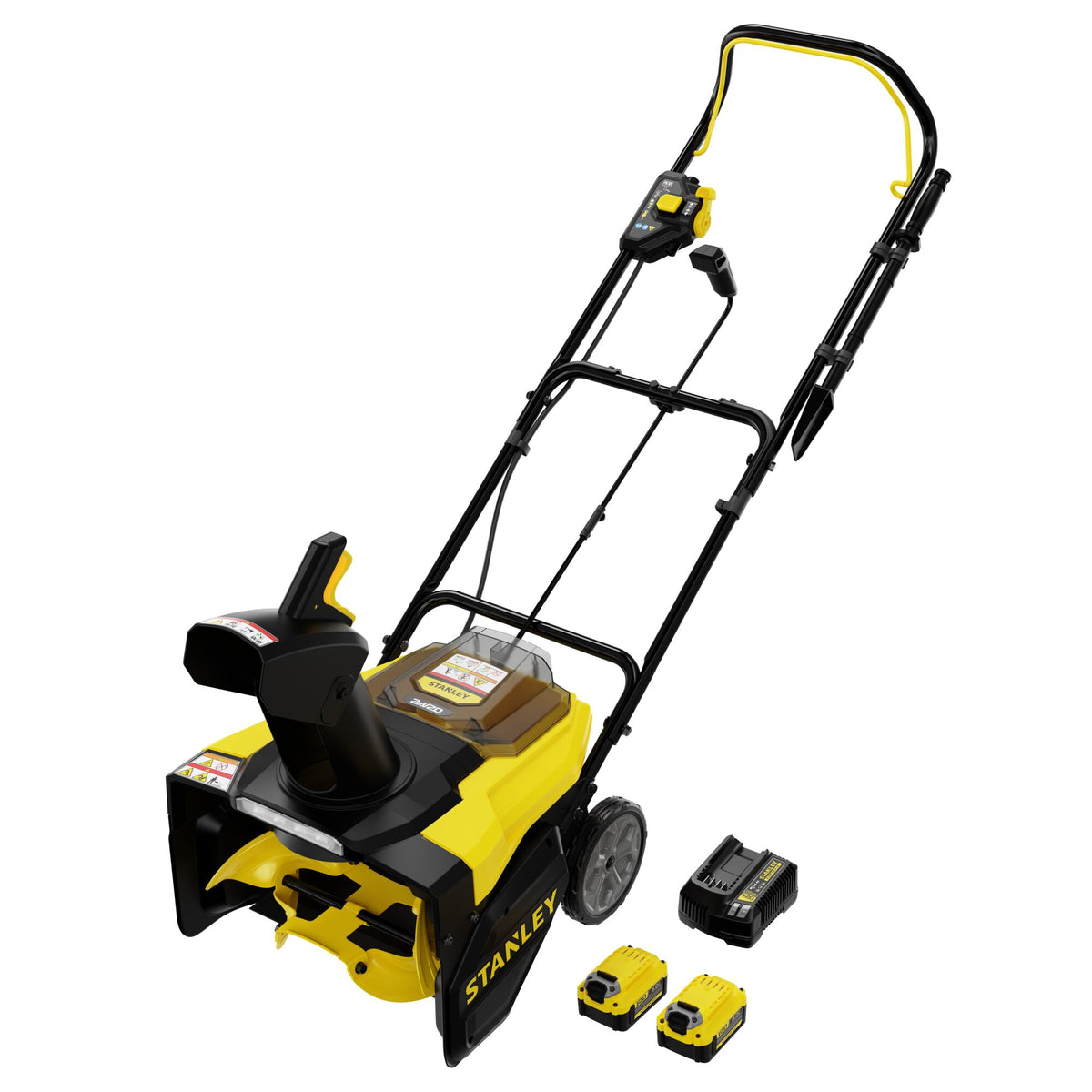 Stanley Akku-Schneefraese 18V V20, BL 2x6,0Ah SCSNP460R2-QW