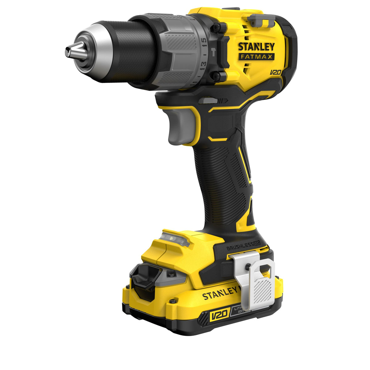 Stanley Akku-Schlagbohrsch., 18V, BL, 2x2,0Ah SFMCD726D2K-QW
