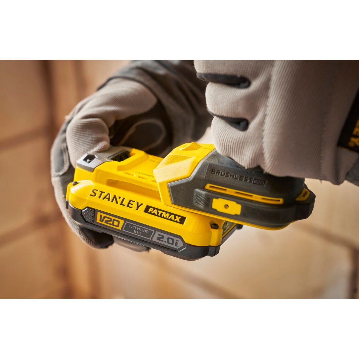 Stanley Akku-Schlagschr., 18V V20, BL, o. Akku SFMCF811B-XJ