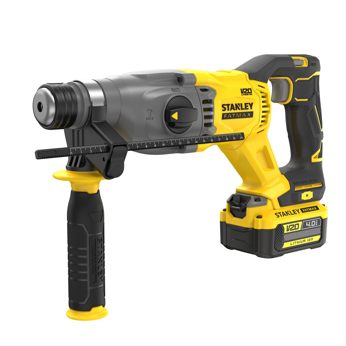 Stanley Akku-Kombiham.SDS-pl18V V20,2x4,0Ah,BL SFMCH900M22-QW