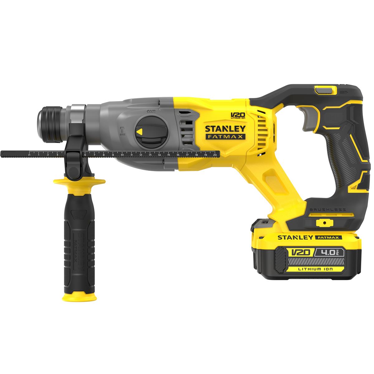 Stanley Akku-Kombiham.SDS-pl18V V20,2x4,0Ah,BL SFMCH900M22-QW